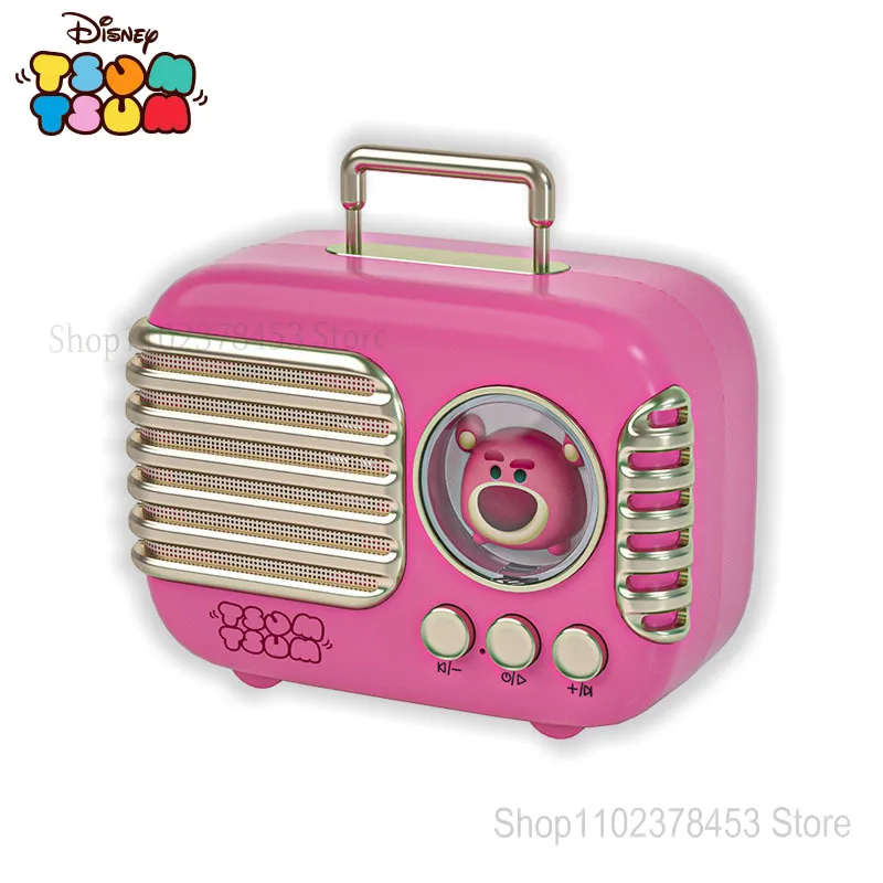 

Disney Lotso Winnie the Pooh Wireless Bluetooth Luggage Speaker Surround Stereo Subwoofer Long Endurance TF Card Portable Audio