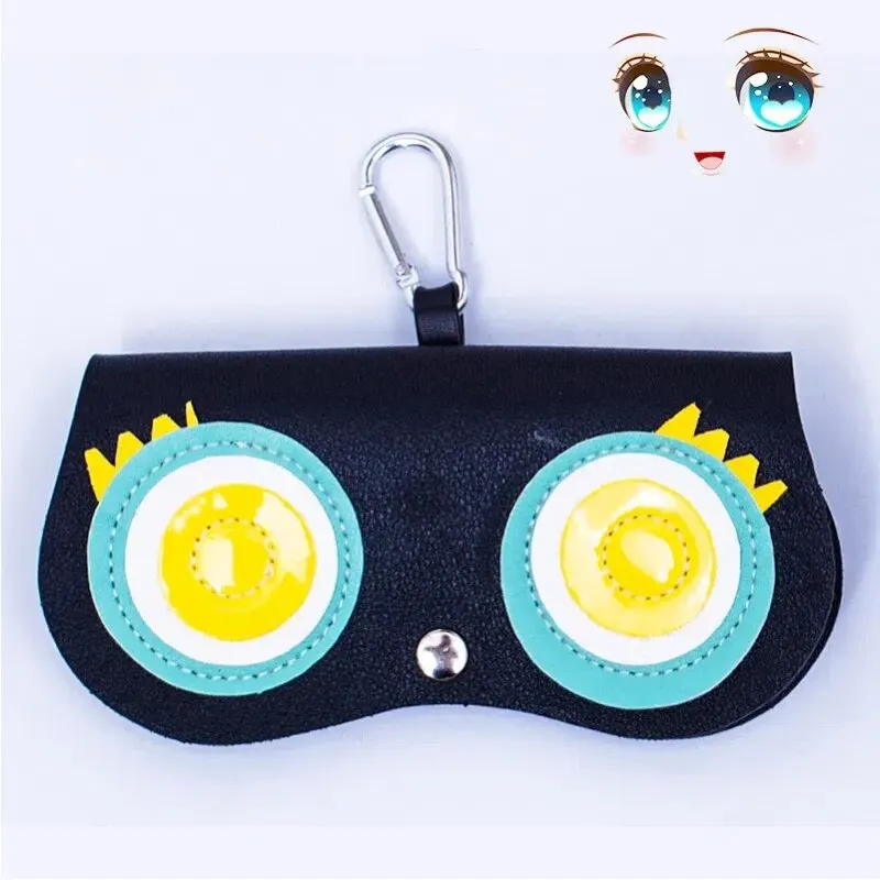 PU Leather Glasses Case Portable Storage Pendant Bag Sunglass Box Eyewear Case Protection, glasses case,glasses storage bag,sunglasses bag,zipper eyewear box