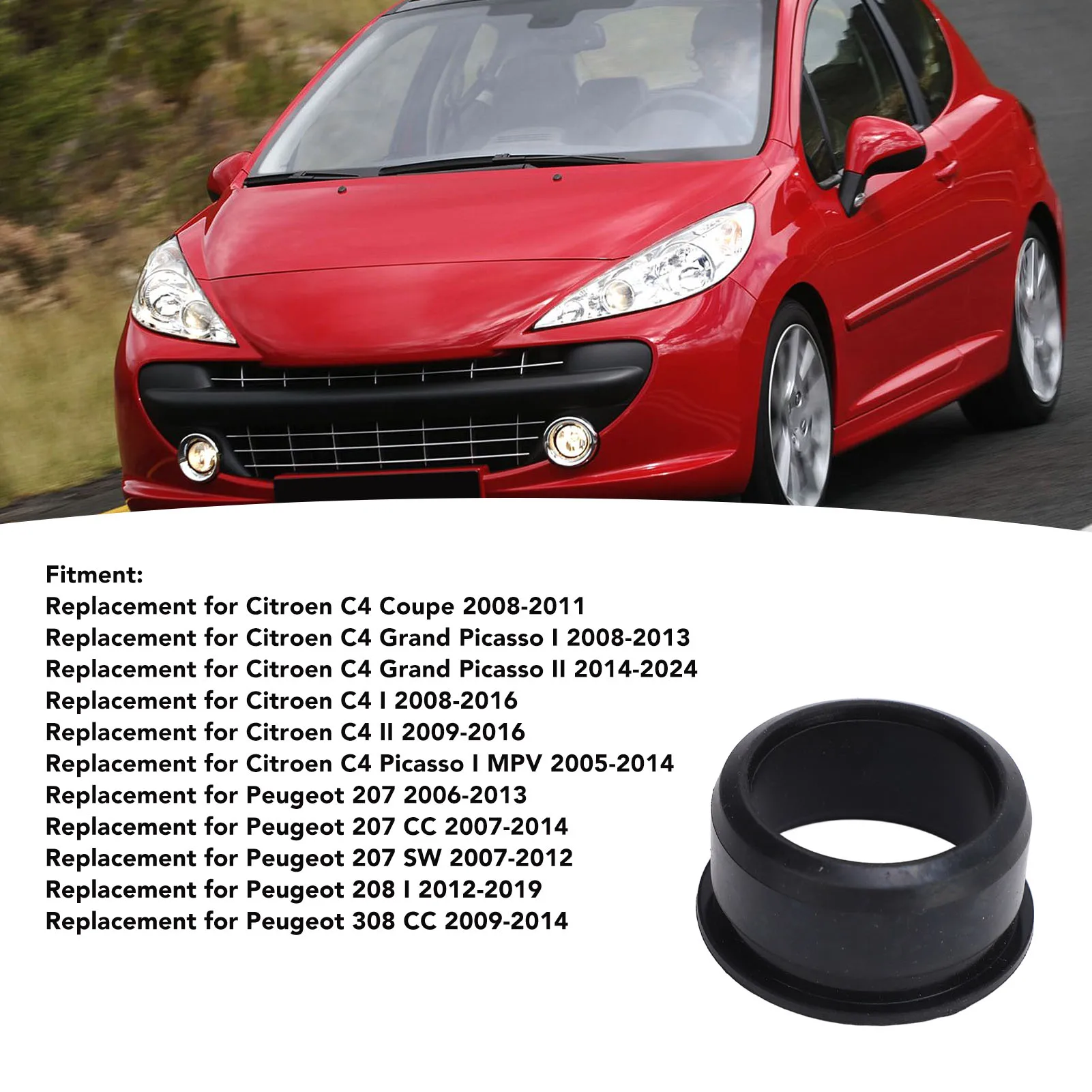 Turbo Intake Manifold Gasket Throttle Seal V758424680 Replacement For Citroen C4 I 2008 To