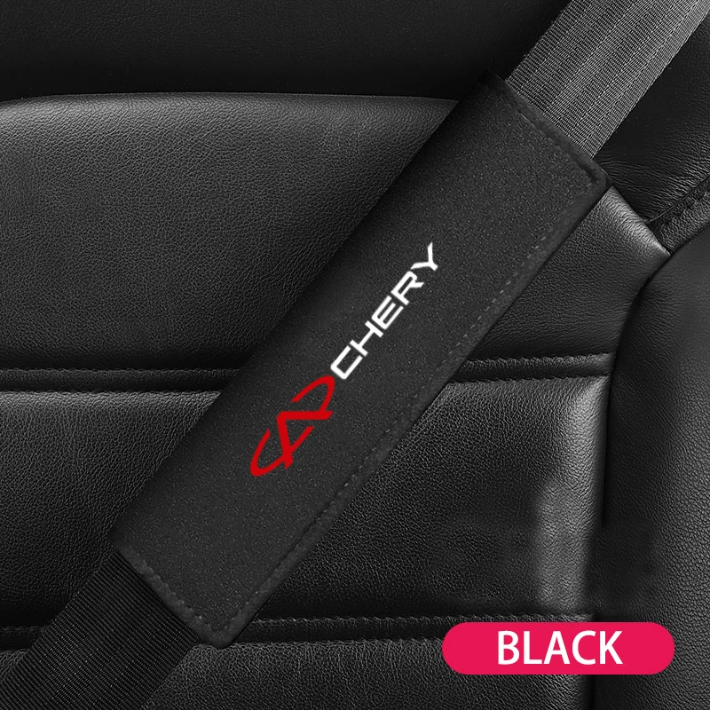 Imitation Deer Skin Car Safety Belt Cover Ornament Seatbelt Shoulder Protector 1pc For Chery Tiggo 2 3 5 7 8 PRO PLUS 5X IQ QQ