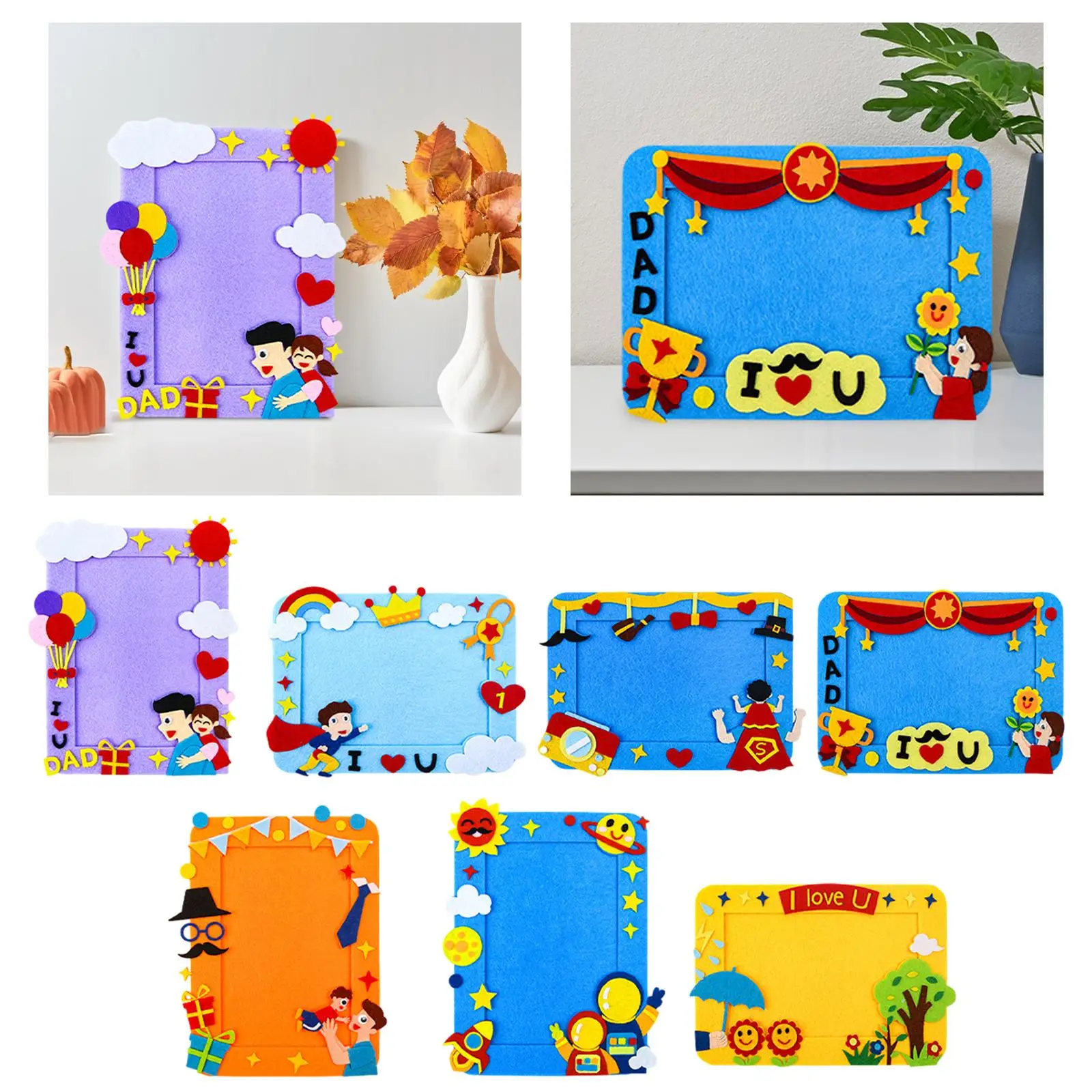 Handcrafted DIY Picture Frame Kit: Unique Arts & Crafts Gift