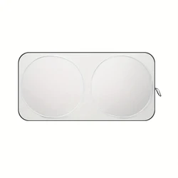 Enhanced Windshield Sun Shade - Ultimate UV Protection & Interior Shield (Silver - 1pc)