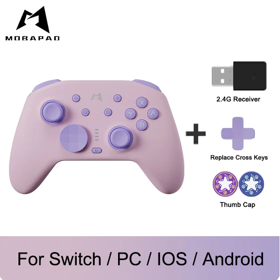 MOBAPAD N1S / N1 HD 2.4G ワイヤレス、ホール効果ジョイスティック