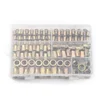210/165/100PCS Box Rivet Nuts Carbon Steel M4 M5 M6 M8 M10 M12 Flat Head Rivet Nuts Set Hardware Multi Sizes Insert Rivet Nuts 6