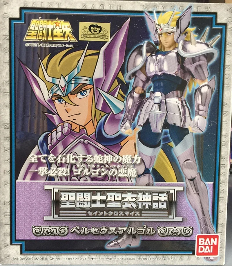 

Оригинальная модель Bandai Saint Seiya Perseus Argor Persus Argol серебряная ткань Saint Cloth Myth металлический доспех Медуза щит экшн-фигурка игрушка