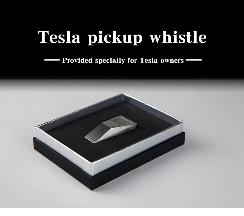 For Tesla Cyber Whistle Cyberwhistle Stainless Steel Metal