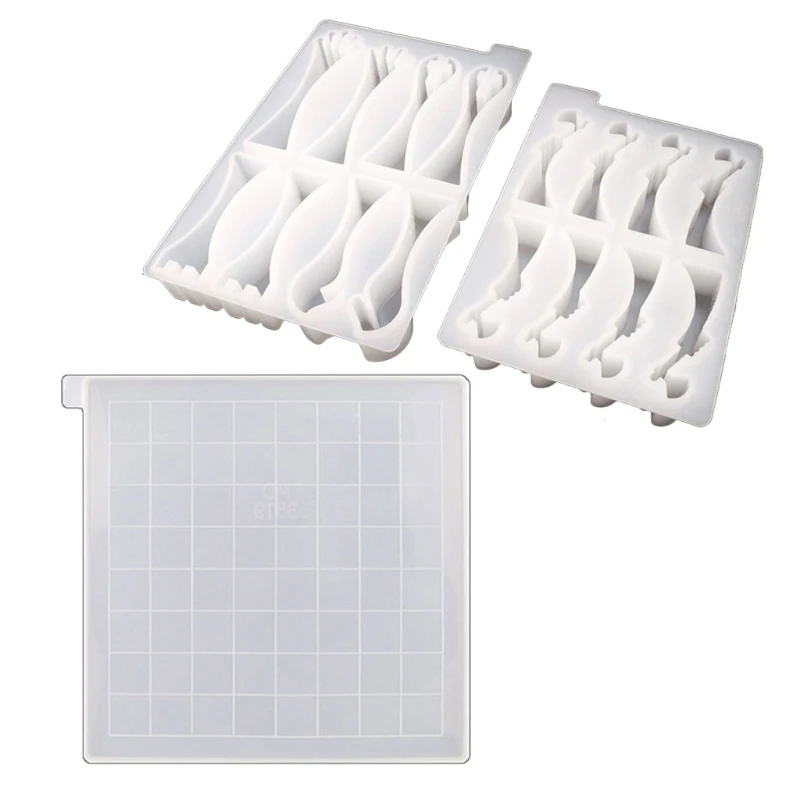 Crystal Epoxy Resin Mold International Chess Silicone Mould DIY Crafts Jewelry Ornaments Casting Tool Drop shipping