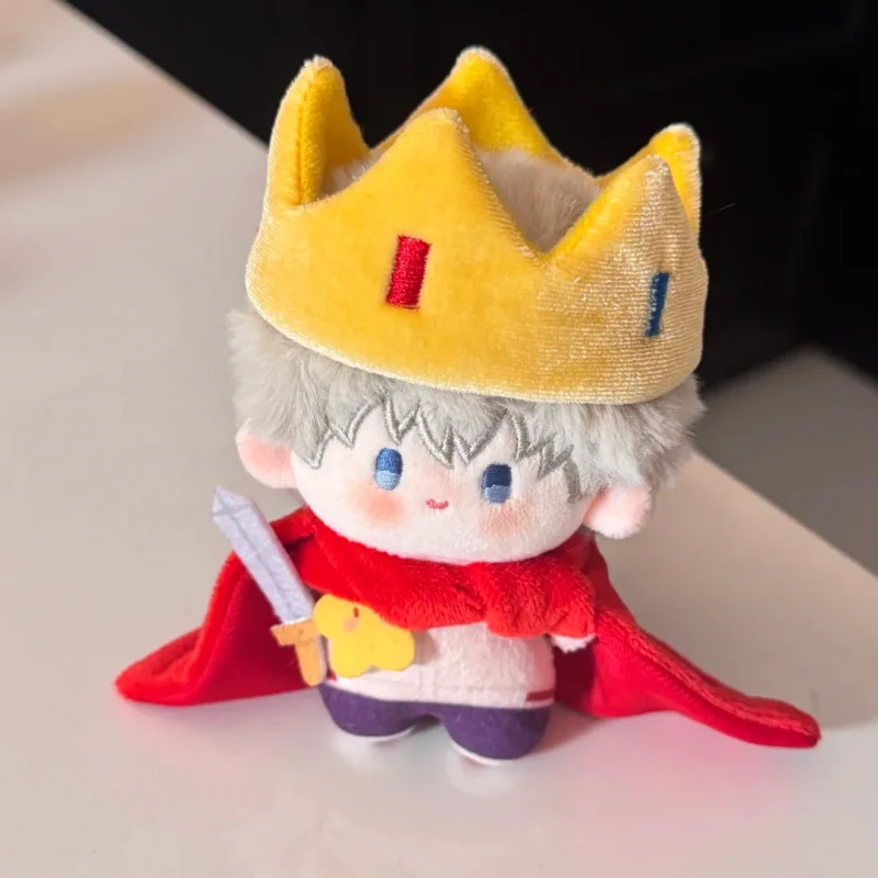Heiße süße Baumwolle Krone Umhang Set für 10 cm Puppe King Style Spielzeug Zubehör Kinder Geschenk ideal für Puppensammlung Rollenspiele – Detail 2