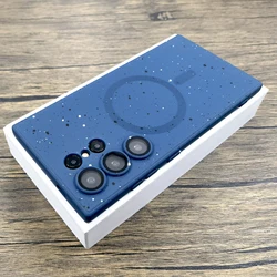 Premium Silicone Case with MagSafe Compatibility - Full Protection for Samsung S26 Plus (Dark Blue)