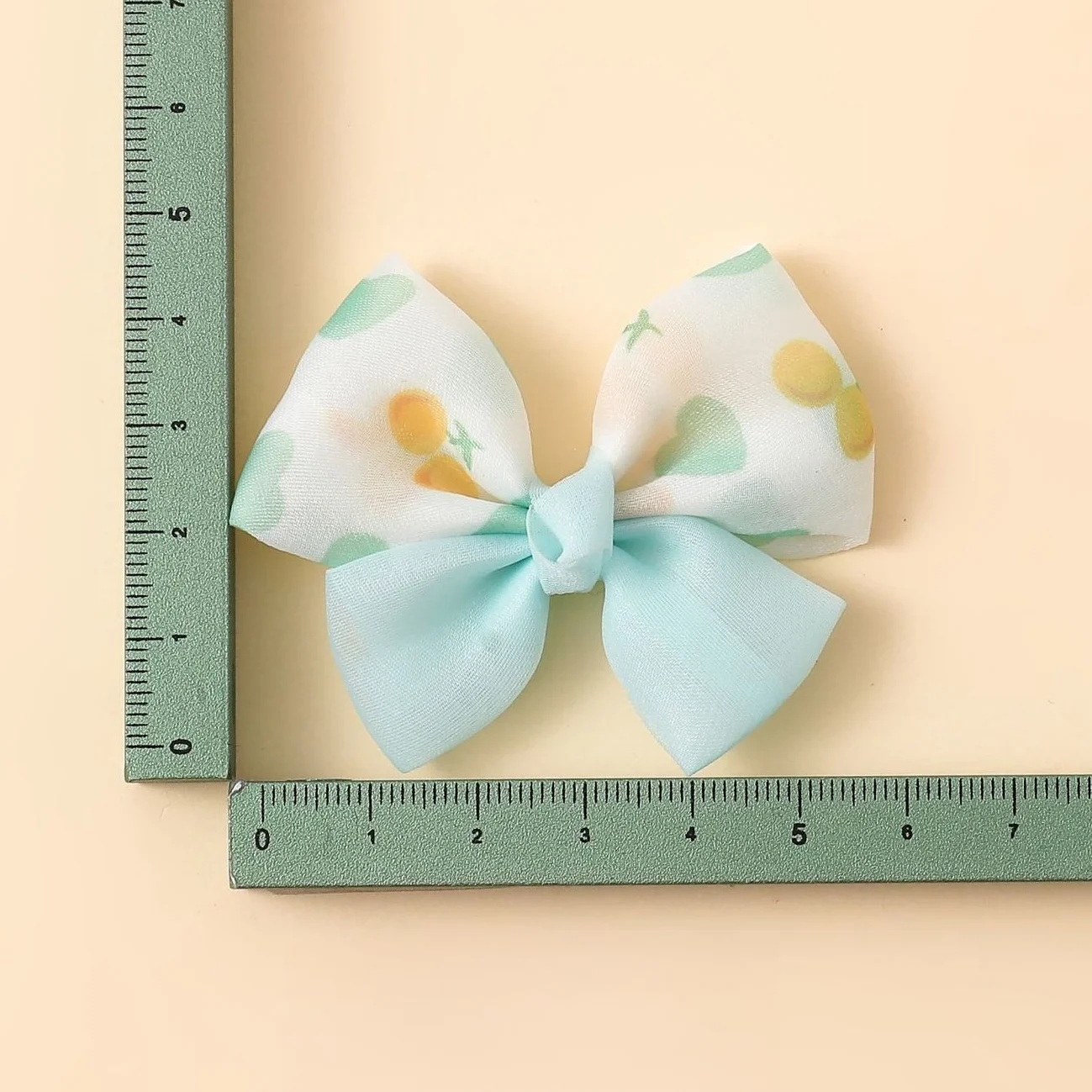 Patchwork Gauze Bow Applique, Fruit Elements Diy Cute Style Accessories,Wedding Dress Hats Shoes Gift Decoration Crafts Supplies
