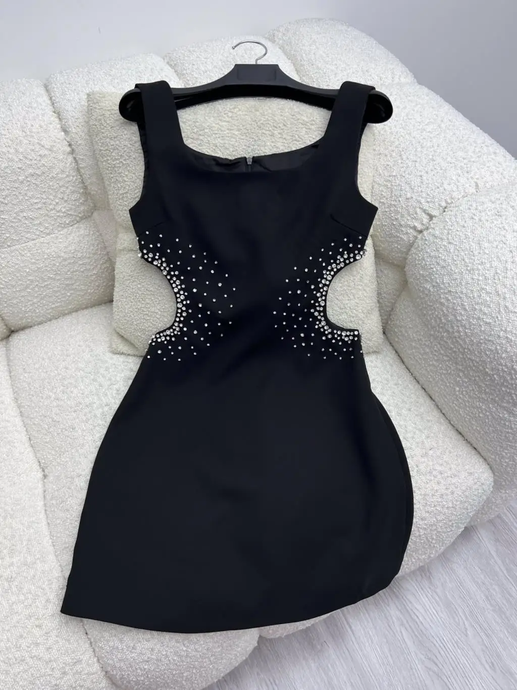 

Модное Элегантное приталенное платье с вырезами, повседневное подходящее ко всему летнее женское платье, новинка 2023