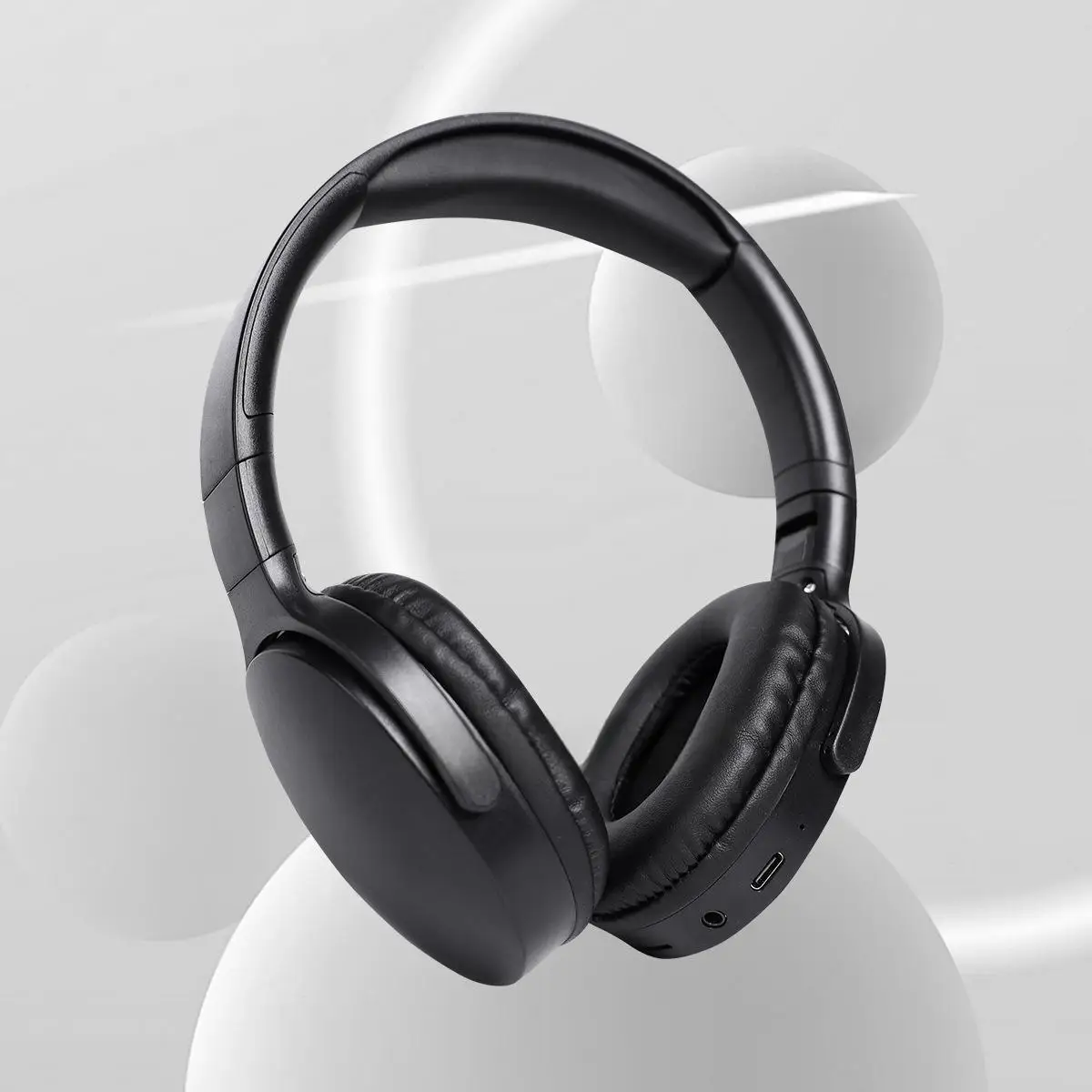 Fashionable Bluetooth wireless headphones, over-ear, deep bass, sports stereo, high fidelity, long battery life, universal