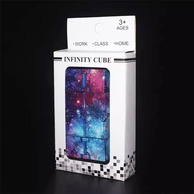 Antistress Infinity Cube Flip Adhd Toys Anxiety Toy Fingertips for Game Puzzle Magic Finger Fidget Autism Hand Gifts Children