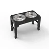 Dog Feeder Stand Elevated Adjustable, Stainless Steel Bowls Double, Raised Food Water Bowls for Small Medium Large Dogs 6
