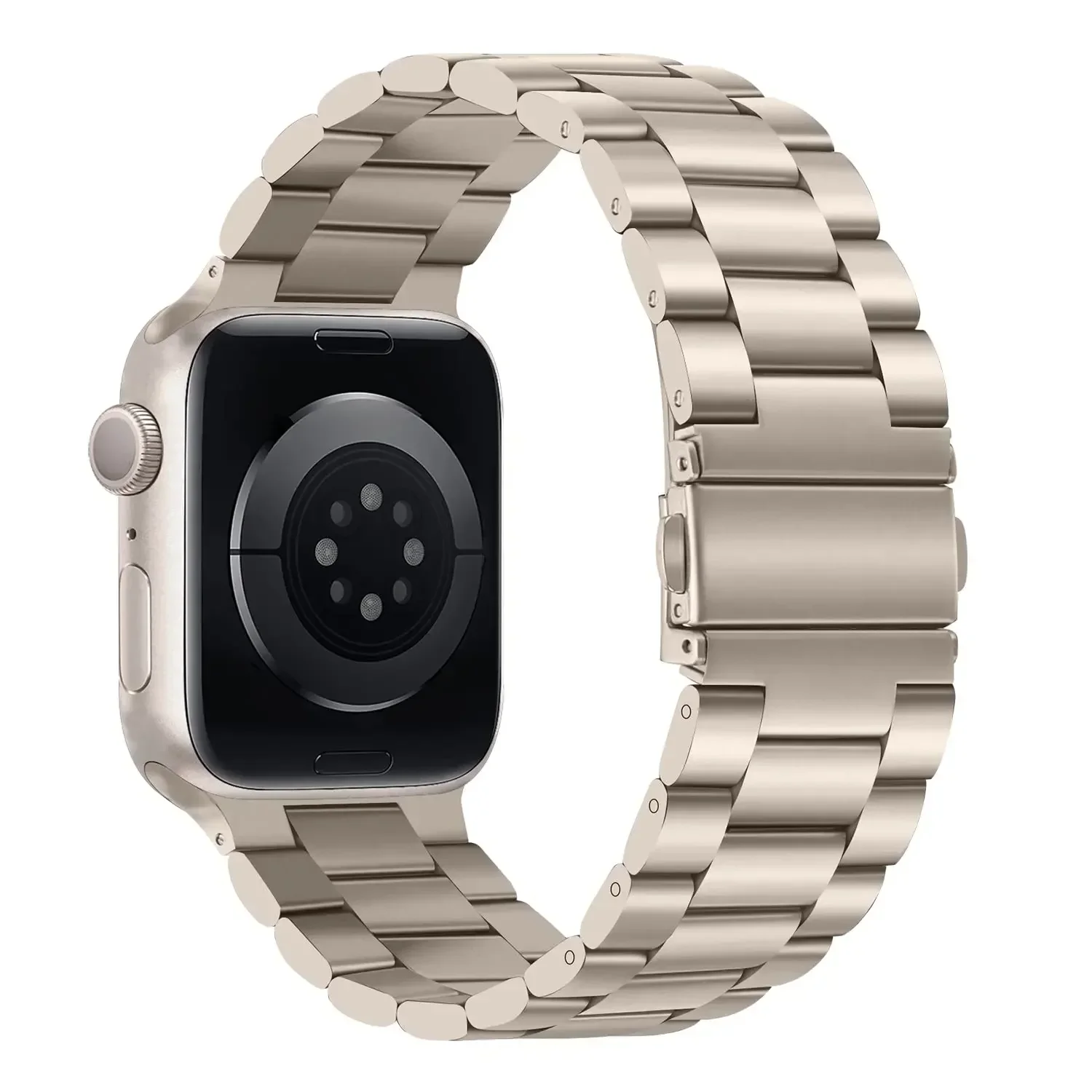 Starlight Stainless Steel Watch Band with Adjustable Metal Strap
