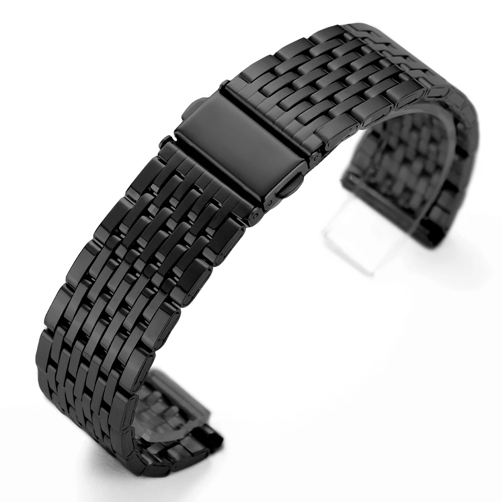 Universal Adjustable Stainless Steel Watchband – Premium Diving Metal Bracelet Strap