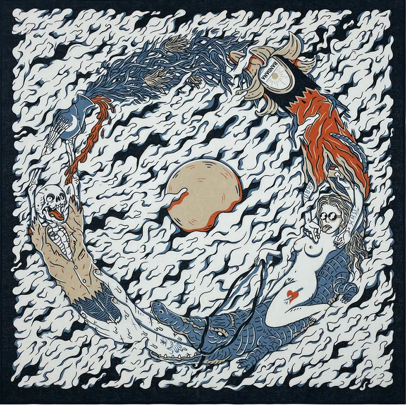Cycling Bandana Bandana Headscarf Cotton Bandana Camouflage Bandana Motorcycle Bandana Multifunctional Bandana Bandana Neck Cover 100% Cotton Skull Bandana Scarf For Women Men Boys Girls