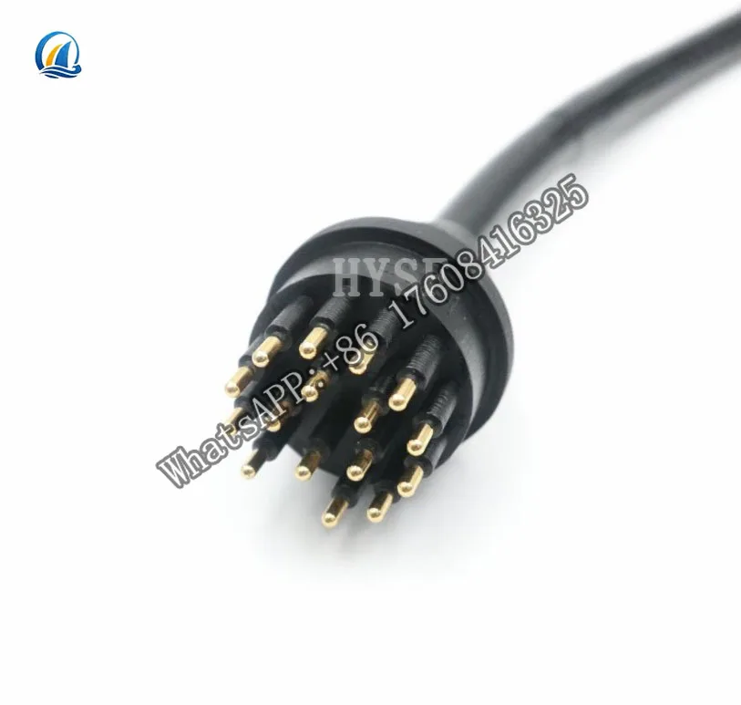 

IP69K Seacon BH16M IL16F rov submarine circular 16 pin male bulkhead 316L submarine communication cable deep water connector