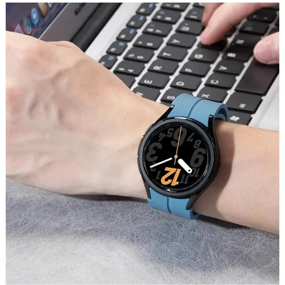 Sleek Magnetic Silicone Watch Band - Universal 20mm Strap