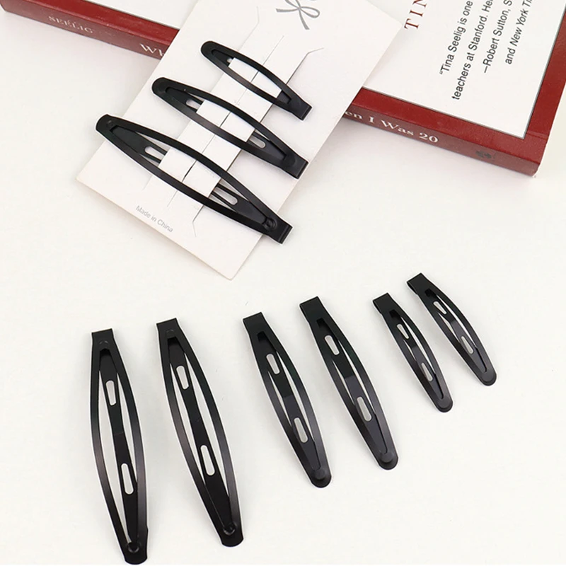 Metal Painted Frosted Hair Clip