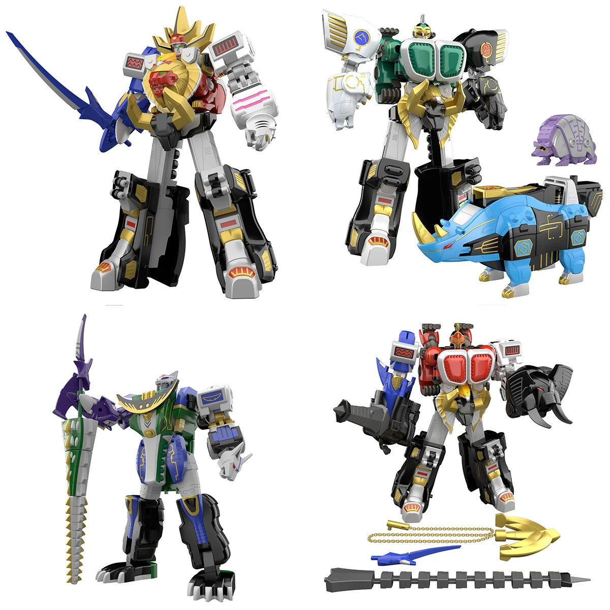 Bandai-Smp-Super-Minipla-Megazords-Power-Rangers-Gaomuscle-Gaoranger ...