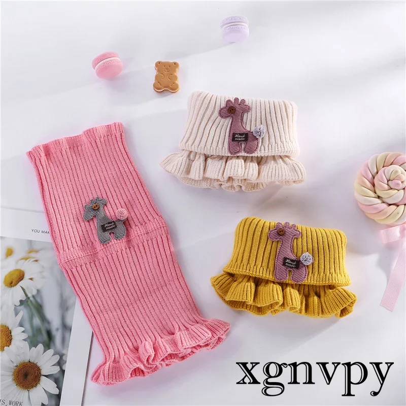 Baby Scarf Wool Scarf 6 Colors Wool Knit Baby Neck Winter Children's Casual Neck Wrap for Boys and Girls Scarf Thermal Wrap