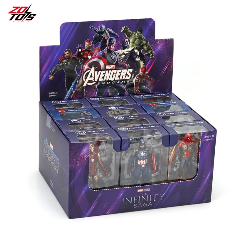 4 inches ZD Original Toys Iron Man Tony Stark Spider Man