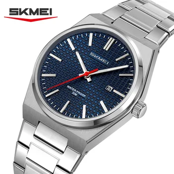SKMEI 9396 Nuovo Orologio al Quarzo Casual e Semplice da Uomo, Lussuoso Orologio da Business Impermeabile con Calendario e Luce Notturna, Relógios Masculino