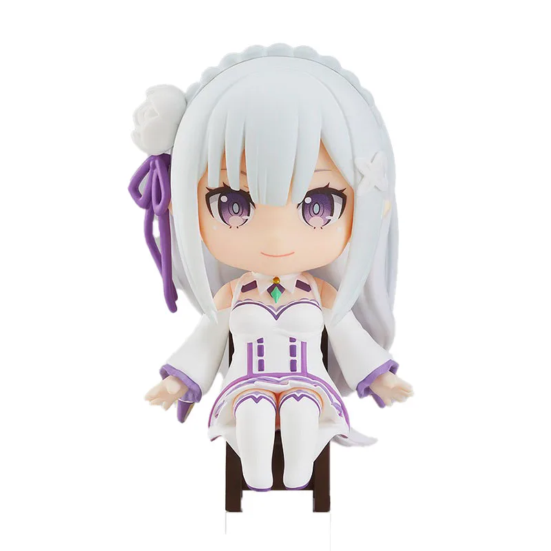 

Genuine Goods in Stock GSC Good Smile Swacchao Emilia 9CM Authentic Collection Model Animation Character Action Toy