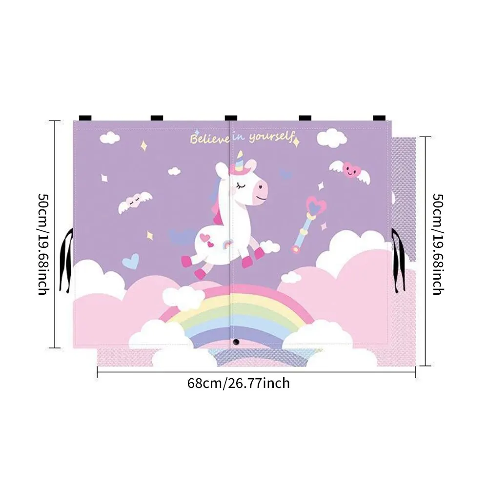 Car Cartoon Cute Spaceman Magnet Sunshade Cover