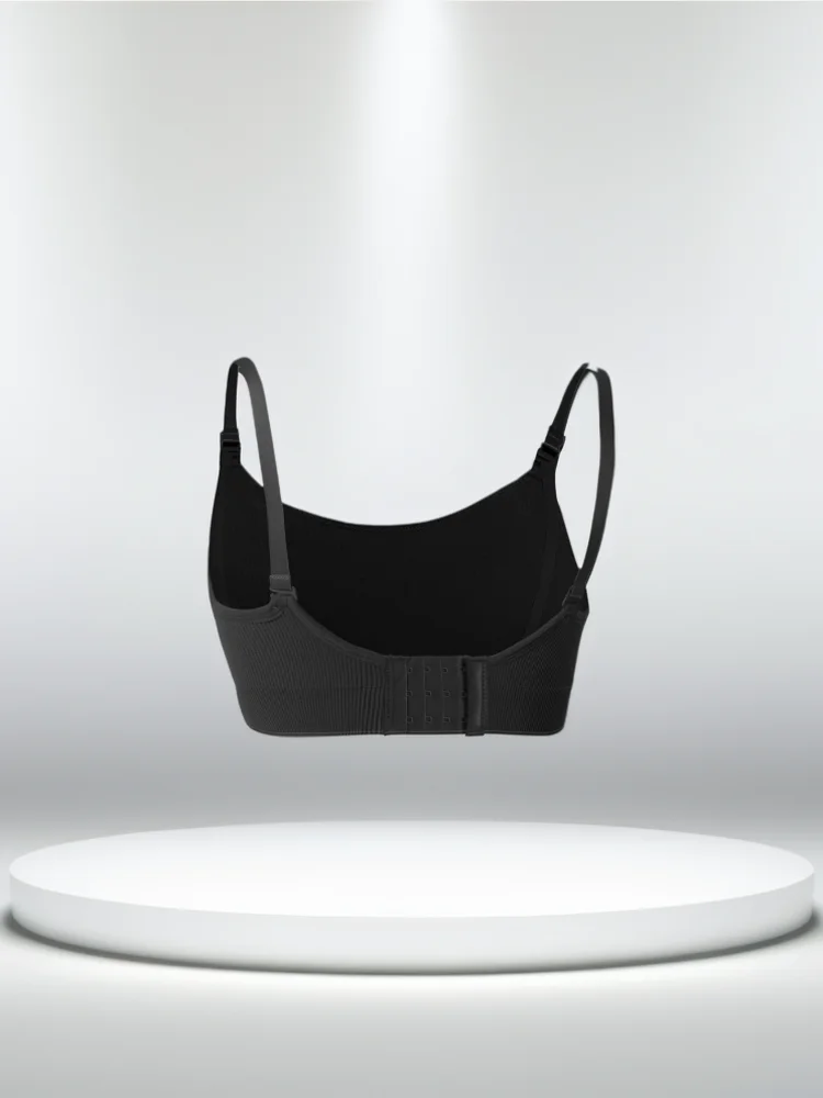 5 PCS Set Breathable Front Open Nursing Bra Maternity Underwear Pregnancy Bra Full Cup Wireless Comfortable Breastfeeding Bra 4