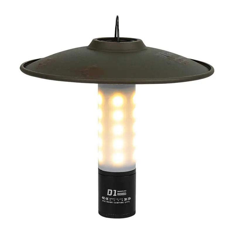

Restore Ancient Ways Camping Lantern Stick Lamp Decoration Upgraded Rechargeable Bulb Multifunctional Outdoor Tent Lamp Retro