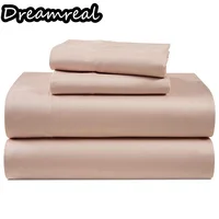 Dreamreal 100% Egyptian Cotton Bed Sheet Set Luxury 400TC Bedding Set 4/6 Pieces Fitted Sheet Flat Bedsheet Pillowcases High End 1