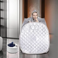 Portable Sauna set one Person Full Body at Home Spa Hat Tent Include 2L Steamer with Remote Control for Detox 2