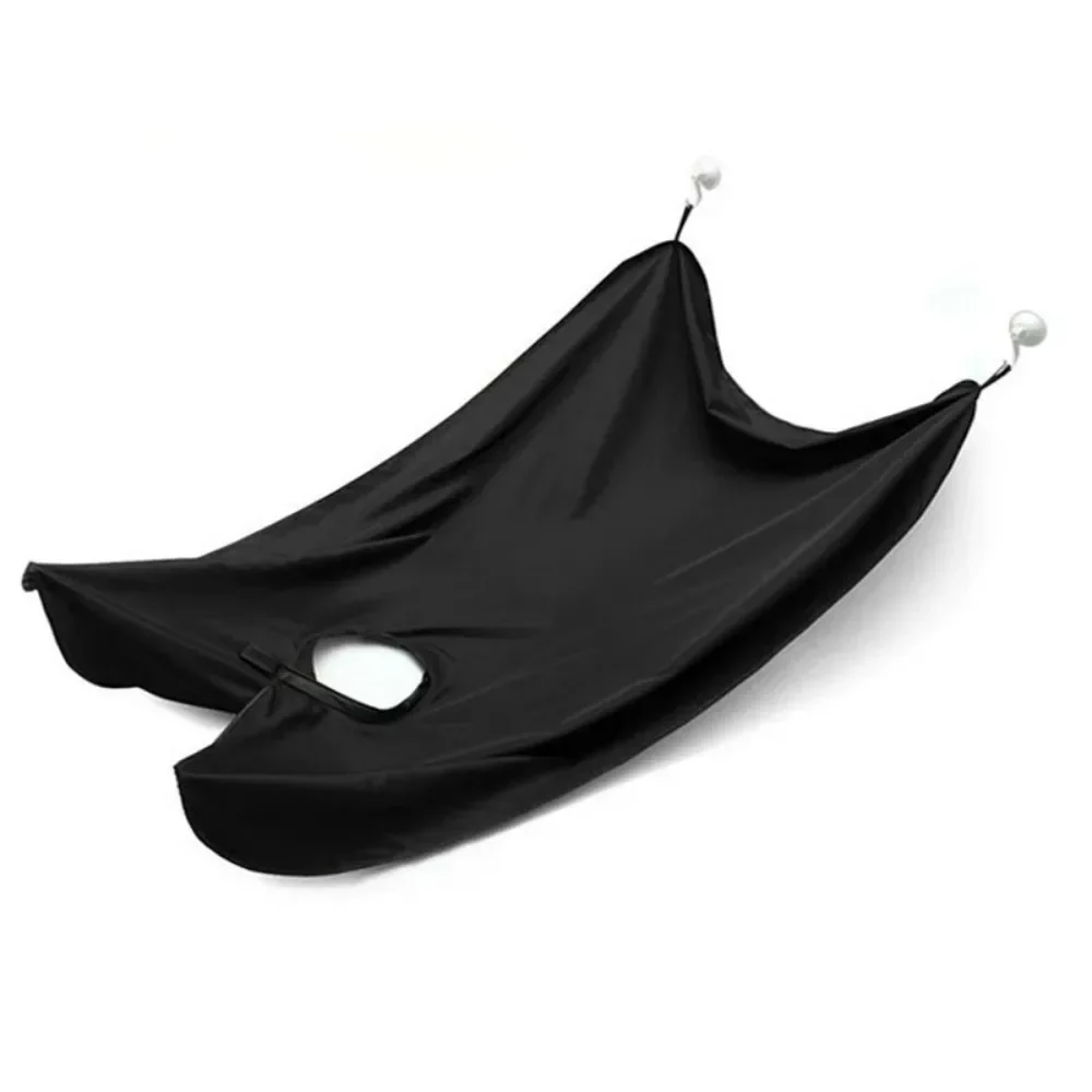 Man Shave Beard Apron Black Hair Shave Apron Ib Trimmer Holder Beard Catcher Waterproof Household Household Cleaning Tools 3