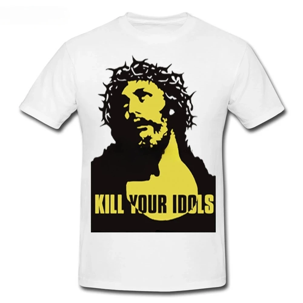 

Kill your idol T-shirt Axl Rose Guns N roses custom printed tshirthip hop funny tee Comfortable t shirtsummer o neck tee 65281