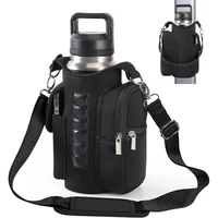 Magnetic Water Bottle Bag Sling Bag Crossbody Water Bottle Pouch Water Bottle Carrier Bag for Men Women Fitness Travel Sports