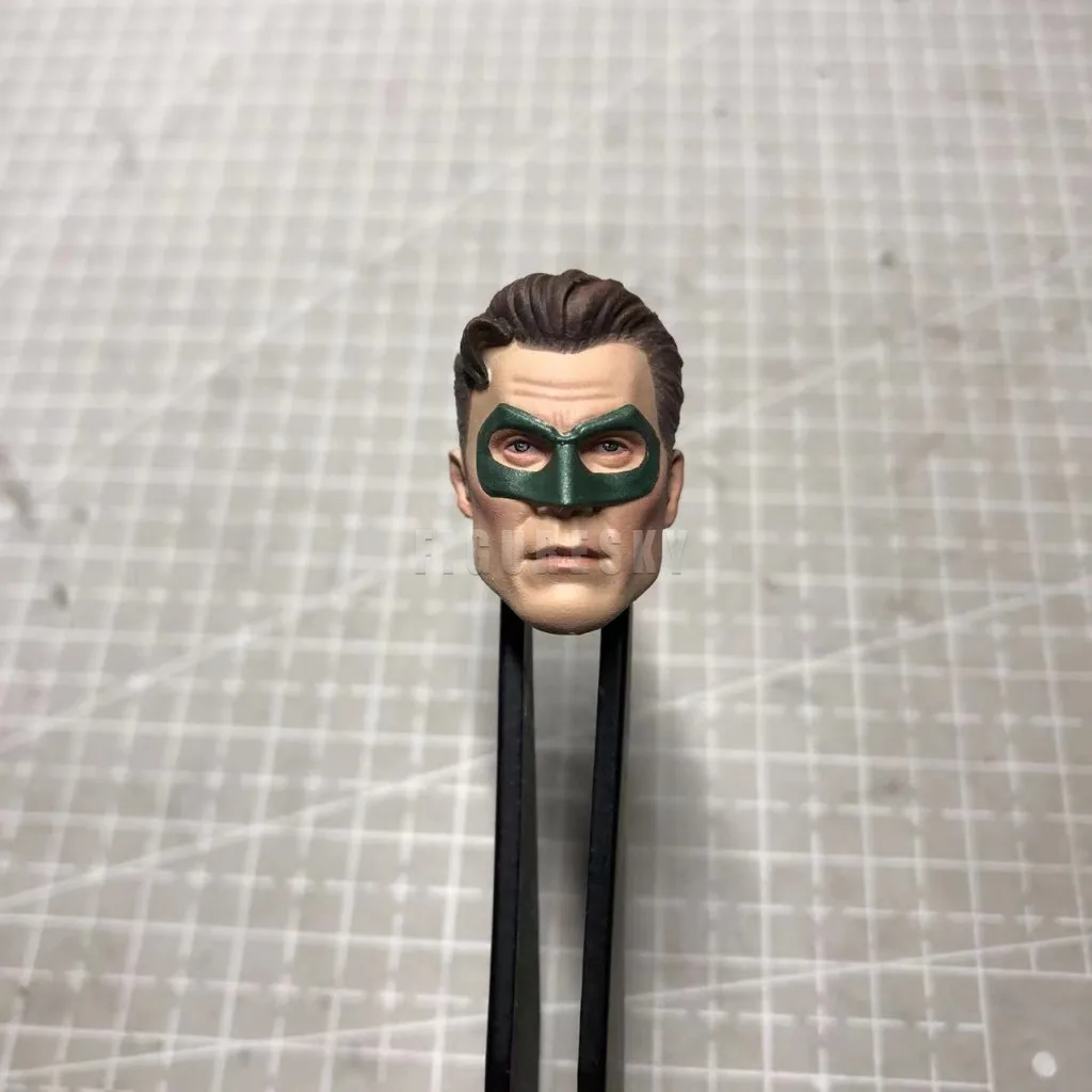

Pre-sale Painted Service 1/10 1/12 Scale Comic Lantern Head Sculpt fit 6" 7" Figure SHF MAFEX ML MEZ NECA MCF