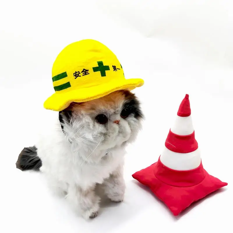

Puppy Cap Pet Cap For Dogs Dog Puppy Cat Engineering Hat Dog Sun Protection caps Hats Dog Hat Costume Dog Head Hat Accessories