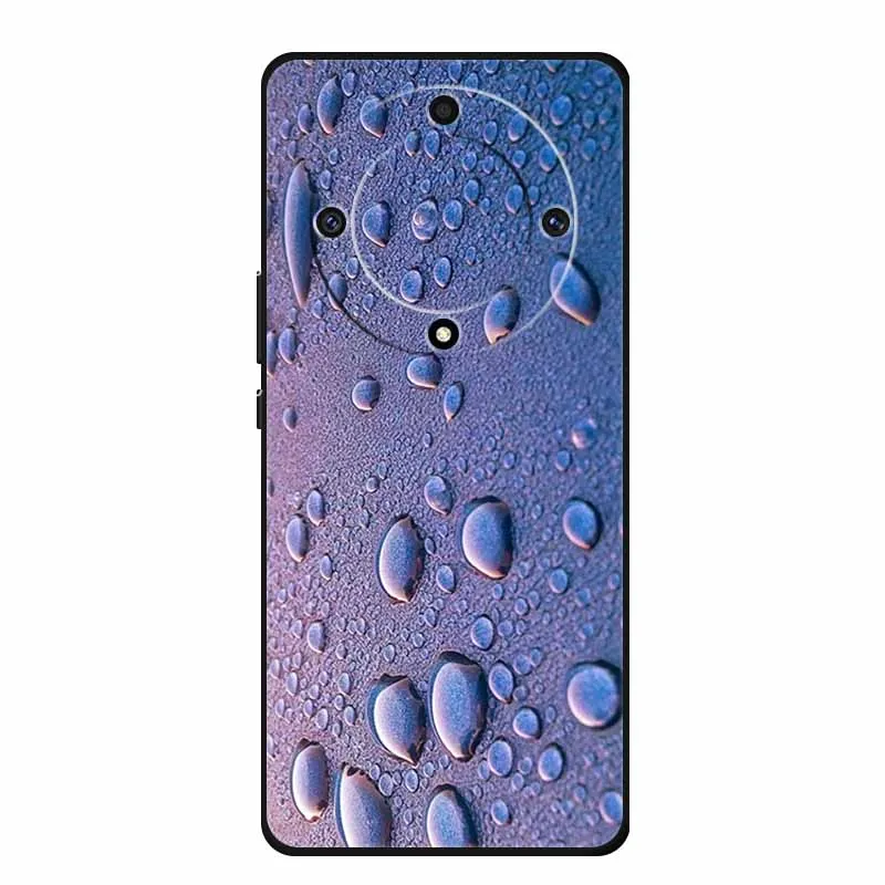 Stylish Painted Soft Silicone Back Cover for Honor X9a – Protective and Popular Coque