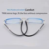 Shatar Frameless Diamond Cut Edge Reading Glasses For Men And Women Ultra LIght High-Definition Anti Blue Light Presbyopia 2