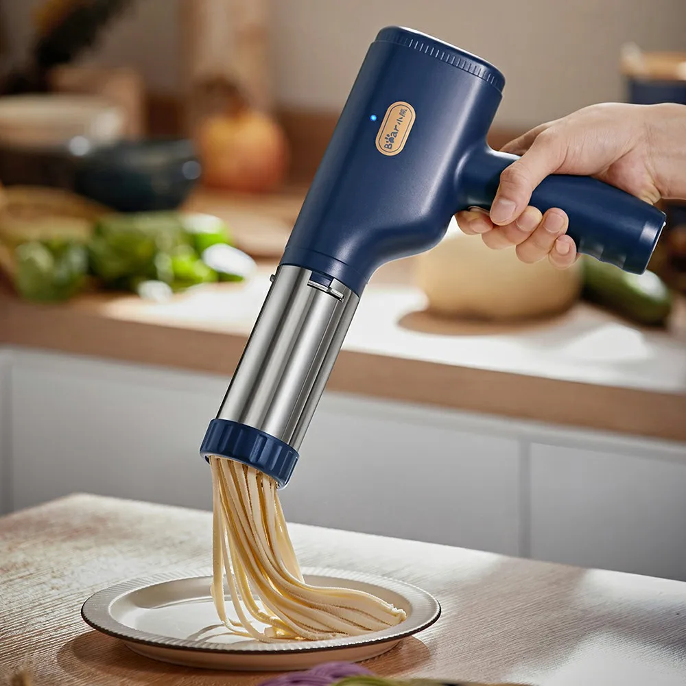 SmallHandheldPastaNoodleMakerRechargeableWirelessNoodlesPress