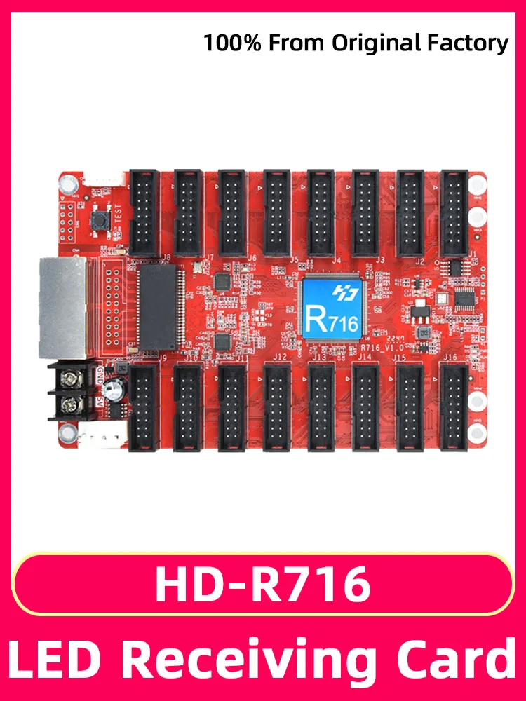 Hd-R716 Scheda Di Ricezione Full Color Led Panel Video Wall Display A Led Pixel Display Scheda Madre Del Sistema Di Sincronizzazione Rgb
