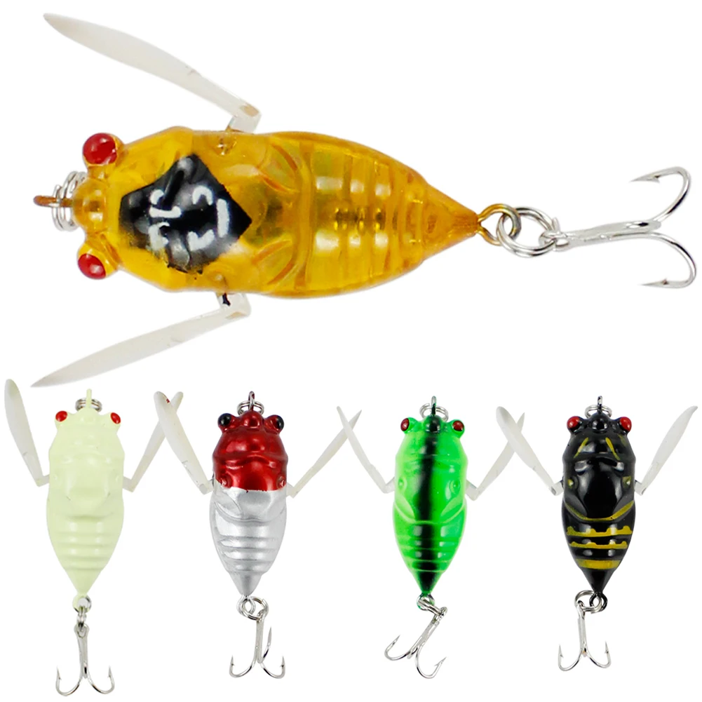 Artificial Bee Shaped Fishing Lure Fishing Wobbler Bait Insect