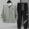 Autumn Tracksuits Plus Size 12XL Men's Sets Fashion Casual Chinese Traditional Style Sweatshirt Pants Suits Male Sets Big Size 2