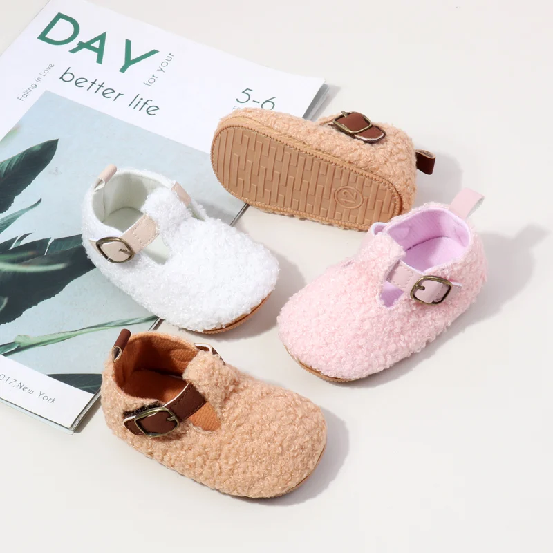 Winter Baby Girl and Boy Warm Non-slip Walking Shoes for Infants Cute Toddler Prewalkers High Quality Comfortable Shoes BMB4005 3