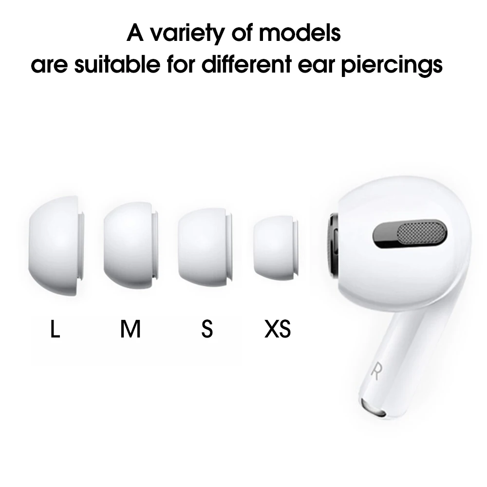 Apple Airpods Pro 1/2 Airpods Pro 2 Headphone Silicone Ear tips buds L M S XS