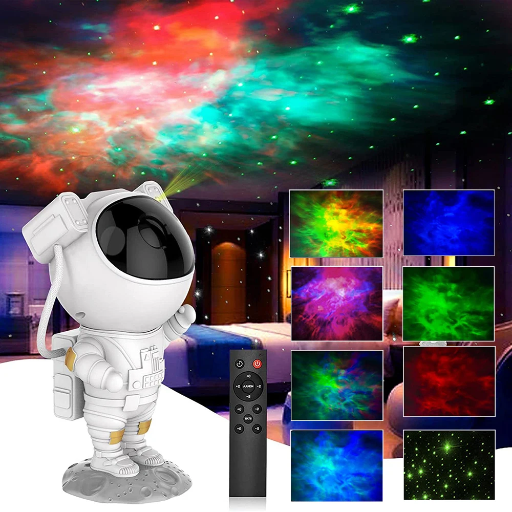 New Astronaut Galaxy Starry Sky Projector Colorful Nebula Cloud