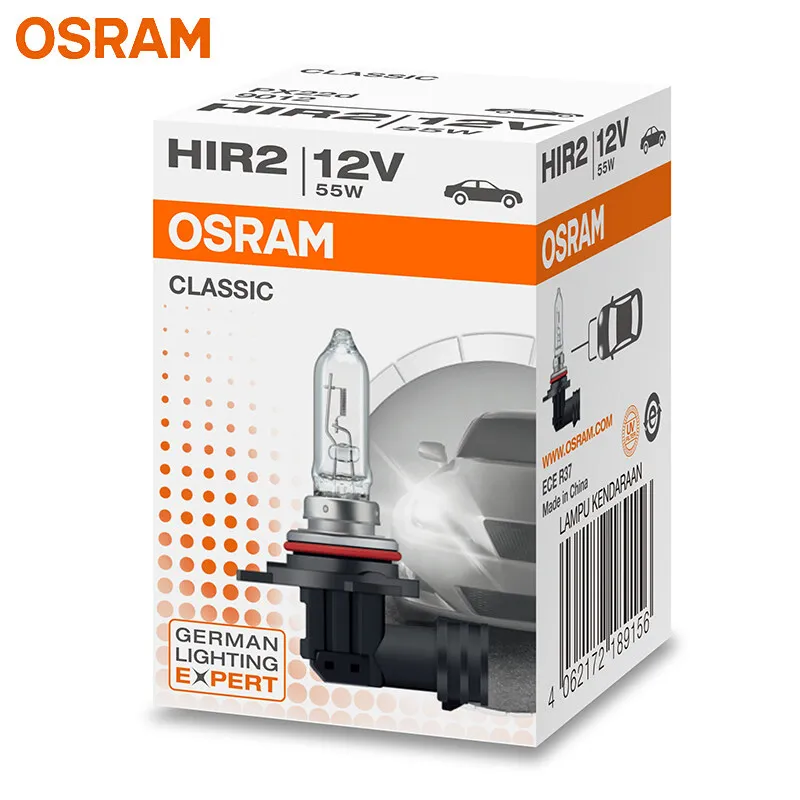 OSRAM 9012 HIR2 12V 55W PX22d CLASSIC Halogen Headlight