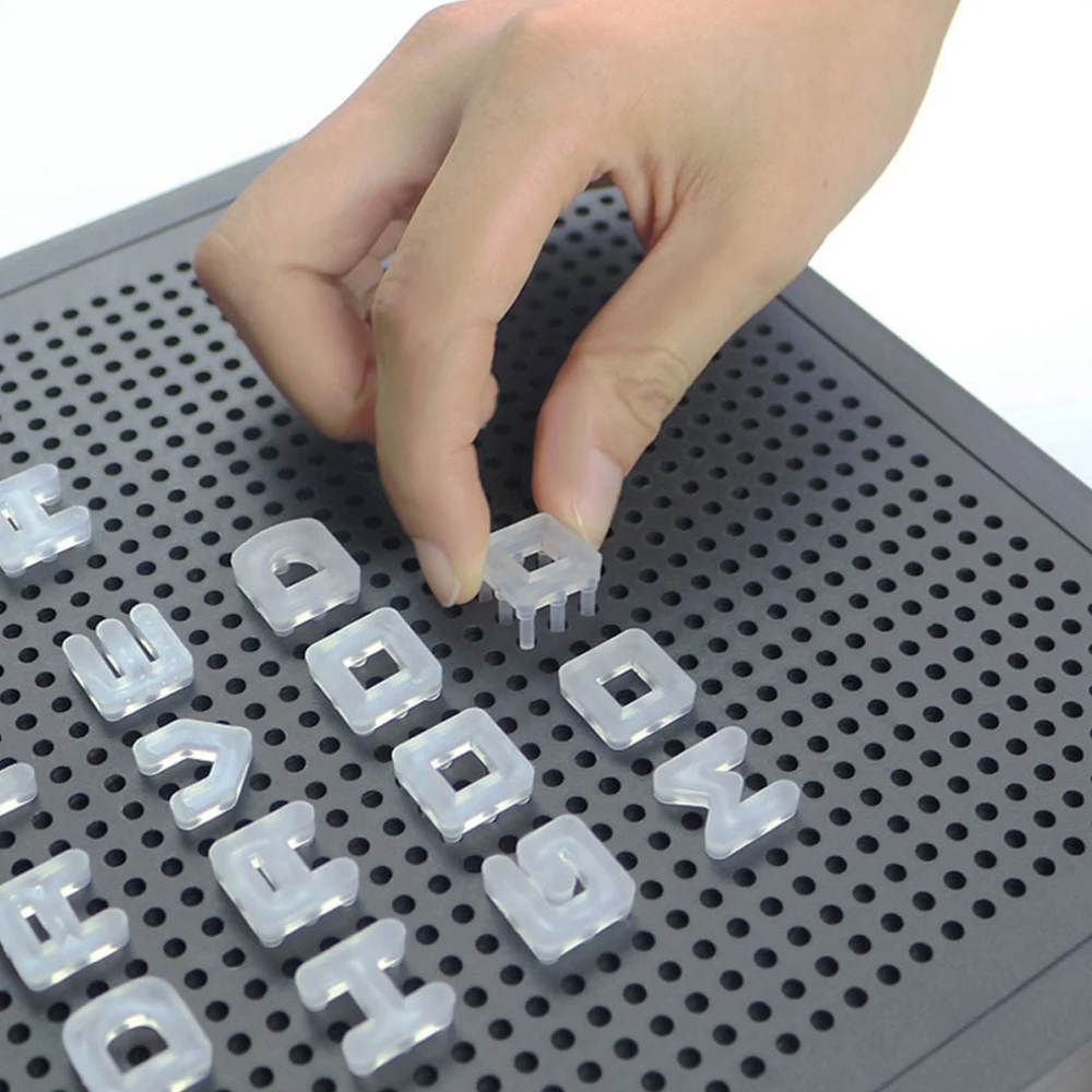 LED Combination Light Box Creative 5V USB/Battery Power Night Lamp DIY Puzzle Alphabet Light Box A4 A5 Colorful Message Board